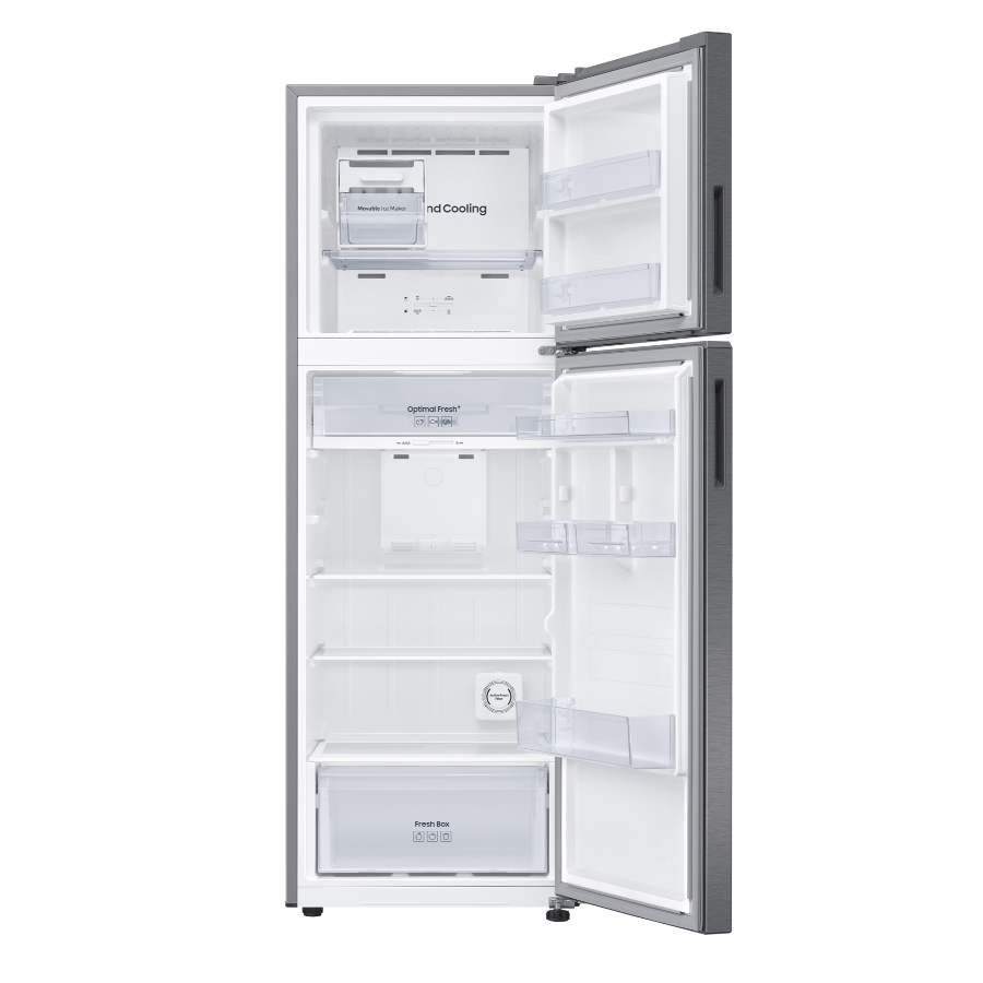 open view of fridge