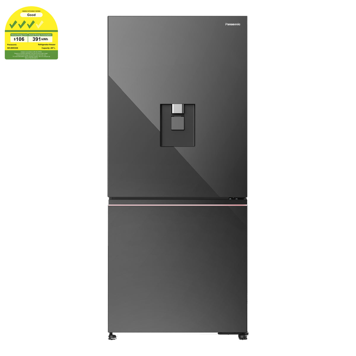 PANASONIC NR-BW530XMMS 497L PRIME+ 2-DOOR FRIDGE – Mega Discount Store