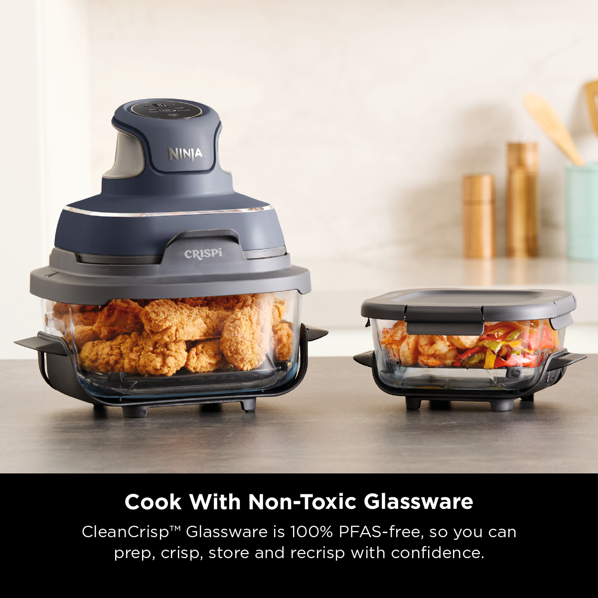 Ninja CRISPi 4-in-1 Portable Glass Air Fryer – Mega Discount Store