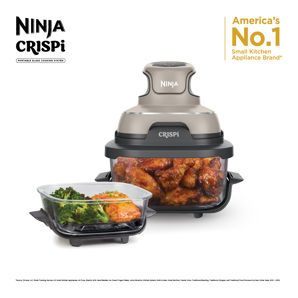 Ninja CRISPi 4-in-1 Portable Glass Air Fryer – Mega Discount Store