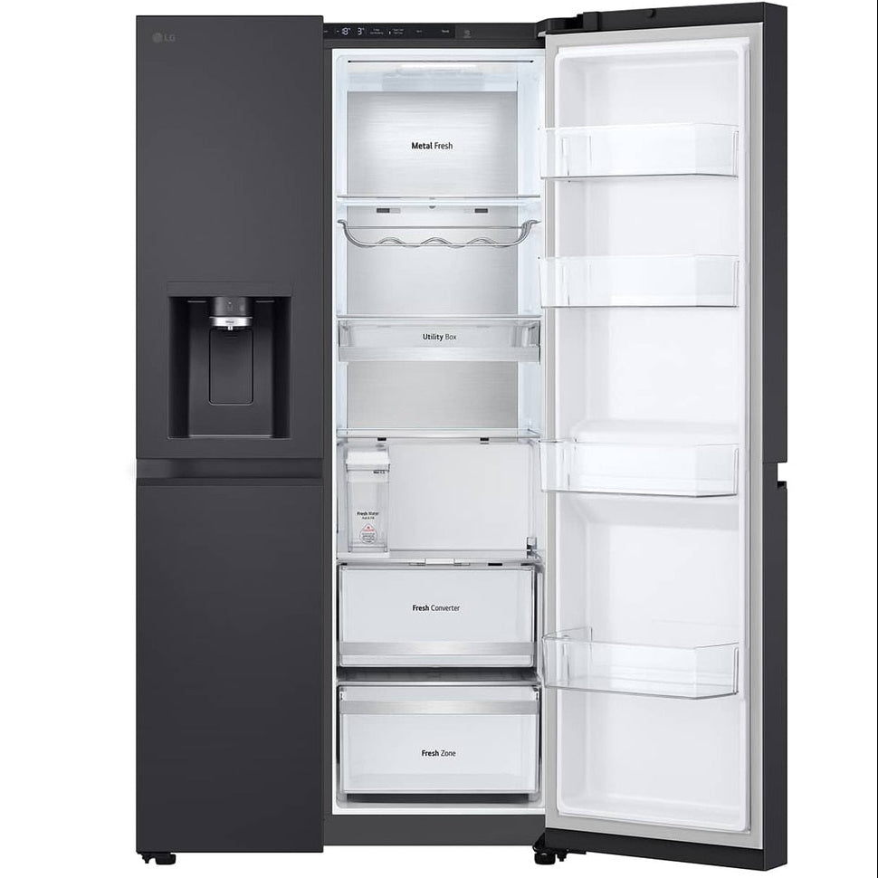 LG 623L Side by Side Fridge GS-L6104EV | Ice & Water Dispenser