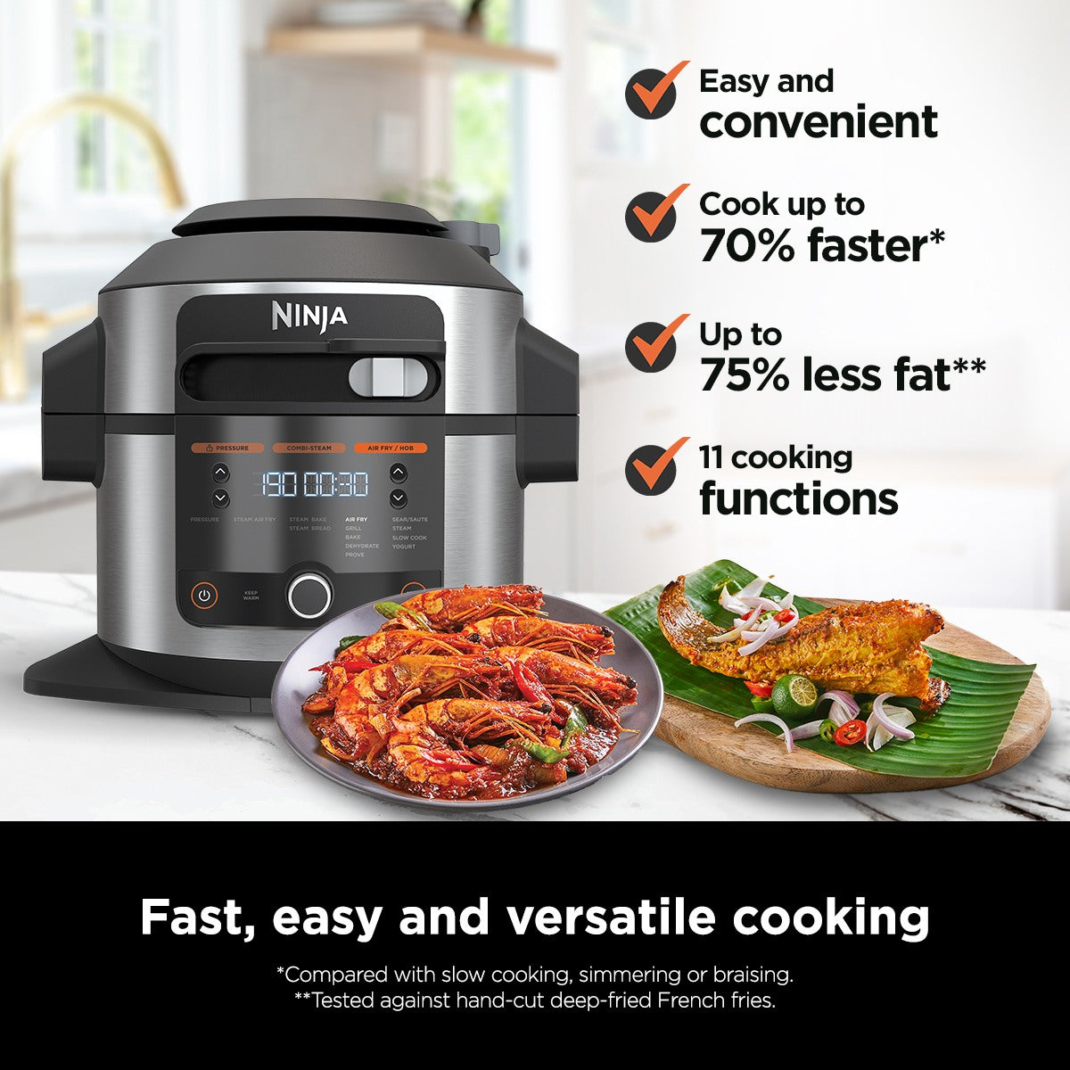 Ninja 11-In-1 SmartLid Multi-Cooker - OL550 – Mega Discount Store