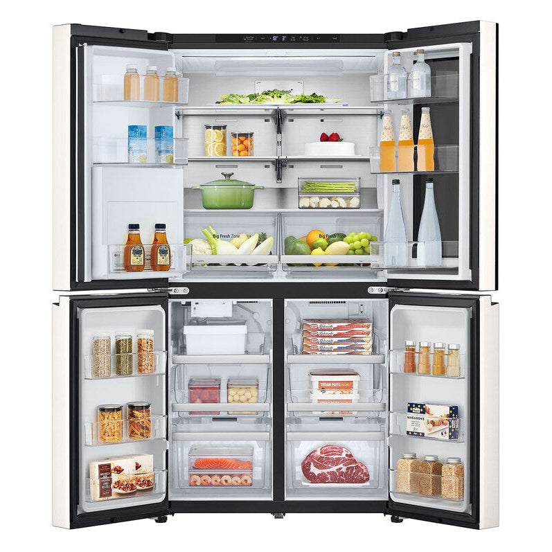 LG 646L InstaView® Multi Door Refrigerator in Beige – Mega