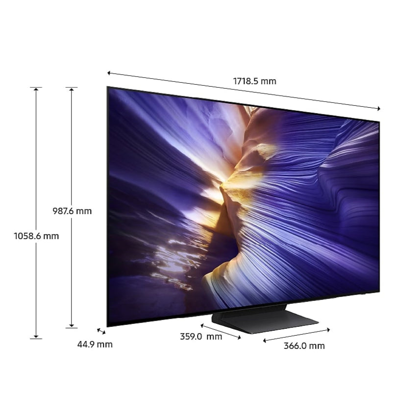 all dimensions of samsung tv model QA77S90FAEXXS