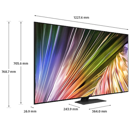 dimensions of samsung qled qa55qn87dakxxs tv