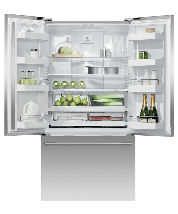 Fisher & Paykel Freestanding French Door Refrigerator RF610ADX6 Fisher & Paykel Freestanding French Door Refrigerator RF610ADX6